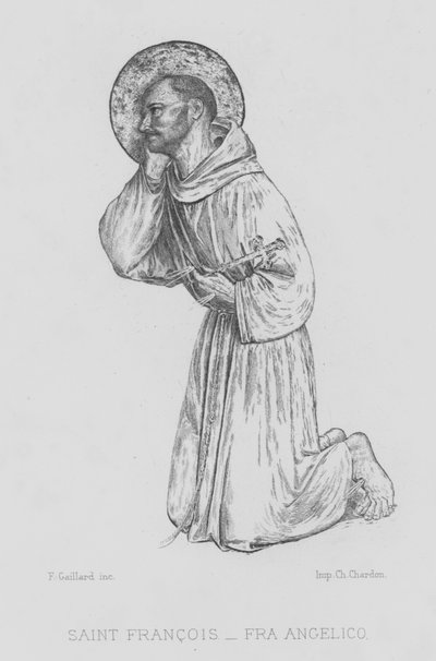 St Francis of Assisi by Fra (after) Angelico