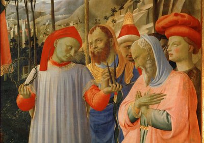 A Group of Men by Fra (c.1387-1455) Angelico