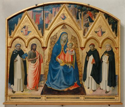 Triptych Saint Peter Martyr by Fra (c.1387-1455) Angelico