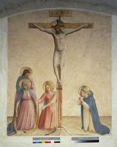 Crucifixion with the Virgin Mary and Saint Dominic by Fra Angelico