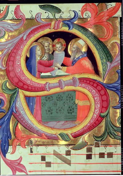 The Presentation in the Temple (detail) by Fra Angelico