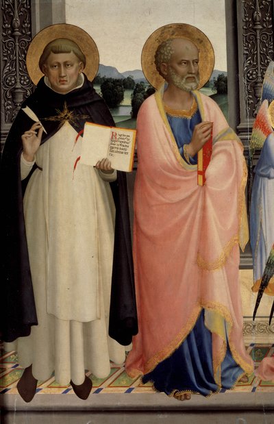 Polyptych of Saint Dominic Representing a Madonna and Child with Saints by Fra Angelico
