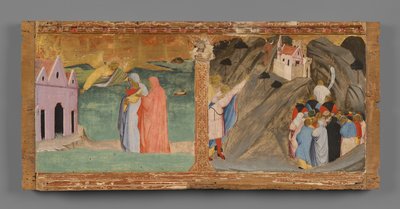 Predella: Two Scenes from the Legend of Saint Michael by Fra Angelico