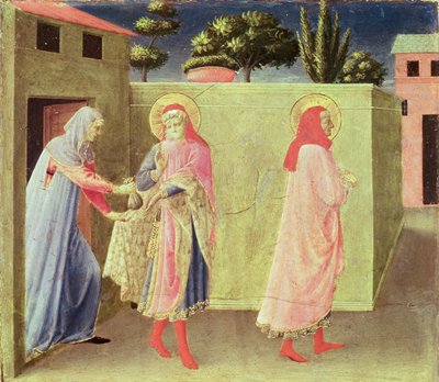 The Healing of Palladia by SS. Cosmas and Damian, predella from the Annalena Altarpiece, 1434 by Fra Angelico