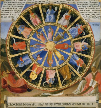 The Vision of Ezekiel by Fra Angelico