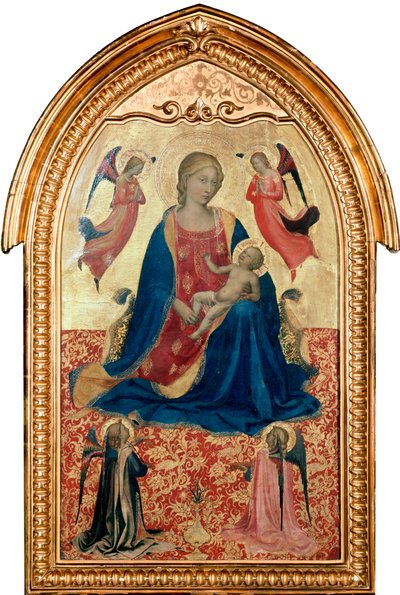 Virgin and Child with Angels, c1425 by Fra Angelico