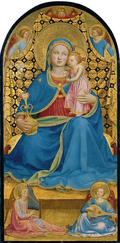 Virgin of Humility by Fra Angelico