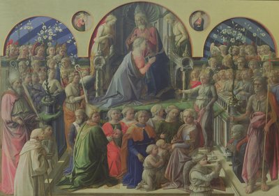 Coronation of the Virgin with Saints and Angels by Fra Filippo Lippi