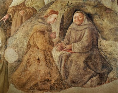 The Reform of the Carmelite Rule (detail) by Fra Filippo Lippi
