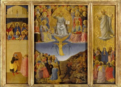 The Last Judgment Triptych by Fra Giovanni Angelico da Fiesole