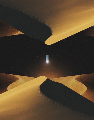 Starry Desert Portal by Fran Rodríguez