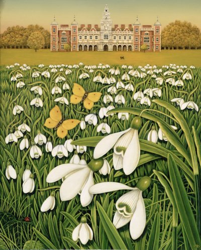 Snowdrop Day, Hatfield House by Frances Broomfield