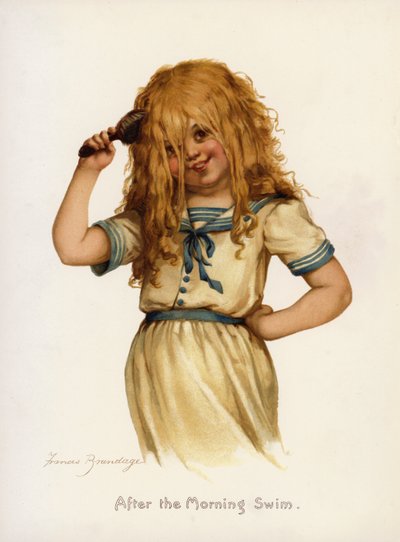 Girls: After the morning swim by Frances Brundage