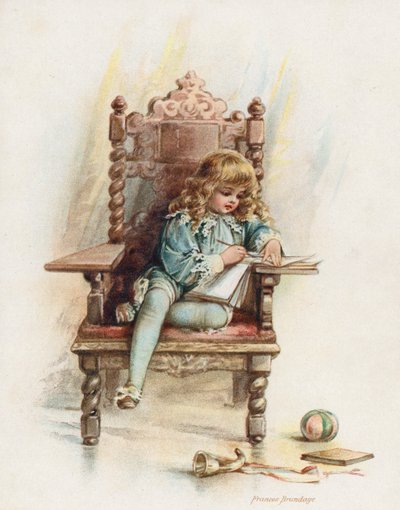 King Edward VI keeping his diary by Frances Brundage