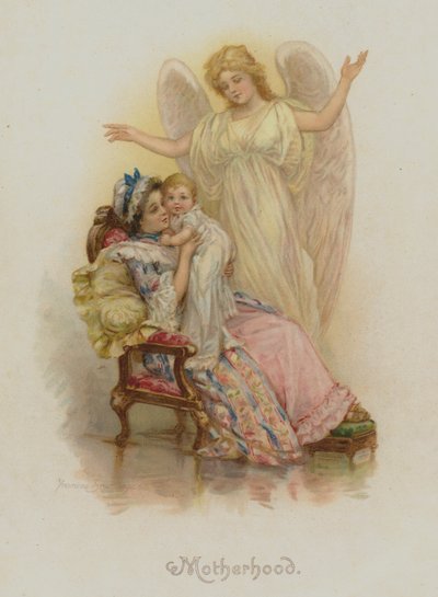 Motherhood (chromolithograph) by Frances Brundage
