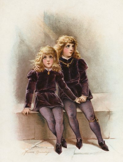 The Princes in the Tower by Frances Brundage