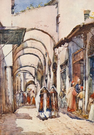 A Street of Arches, Tunis by Frances Nesbitt