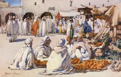 The Fruit Market, Biskra by Frances Nesbitt