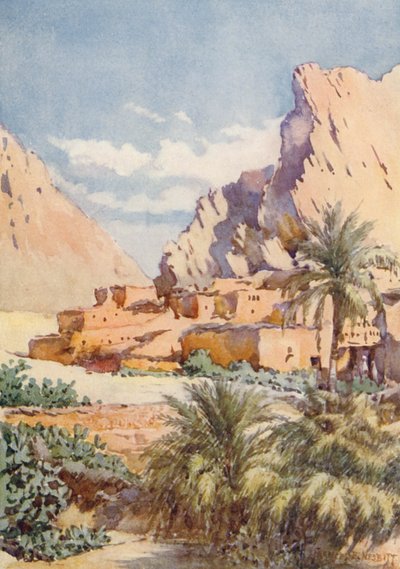 The Red Village, El Kantara by Frances Nesbitt