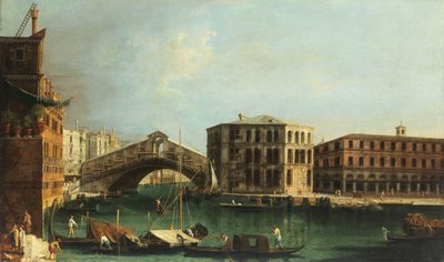 Ponte di Rialto and Palazzo dei Camerlenghi by Francesco Albotto