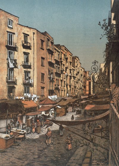 Strada Selleria to the Pendino, Naples by Francesco Aversano