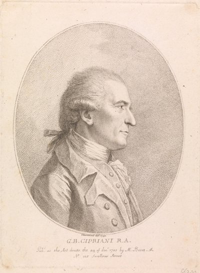 G. B. Cipriani, RA by Francesco Bartolozzi