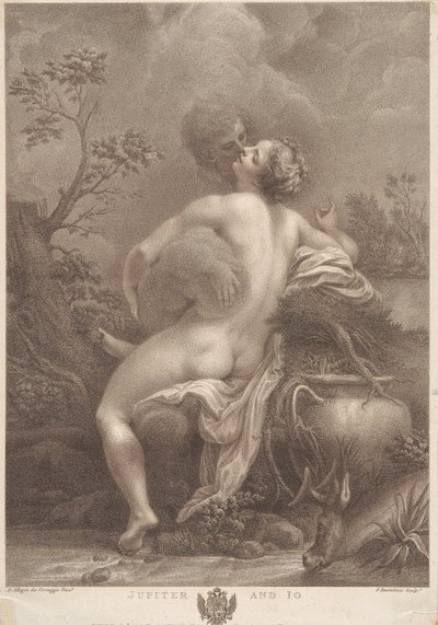 Jupiter and Io by Francesco Bartolozzi