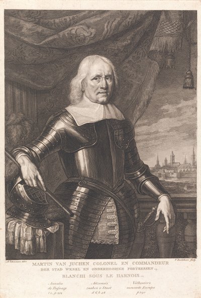 Martin Van Juchen, Colonel and Commander of the City of Wesel and Subordinate Fortresses, White Under the Armor by Francesco Bartolozzi