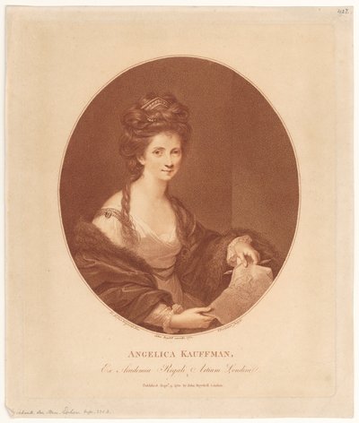 Portrait of Angelika Kauffmann by Francesco Bartolozzi