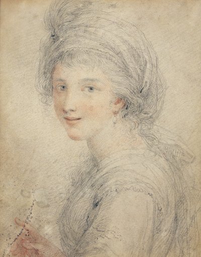 Portrait of Angelica Kauffman by Francesco Bartolozzi