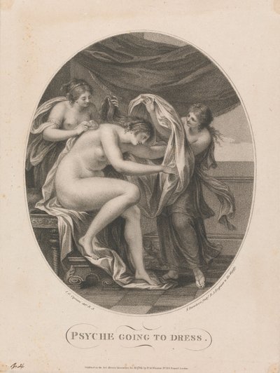 Psyche Going To Dress by Francesco Bartolozzi