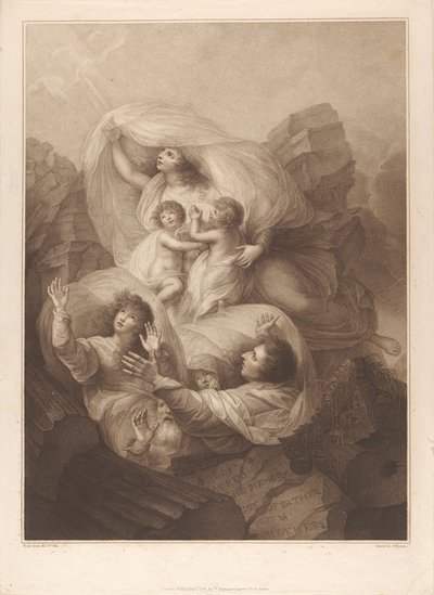 The Resurrection of a Pious Family From Their Tomb at the Last Day by Francesco Bartolozzi