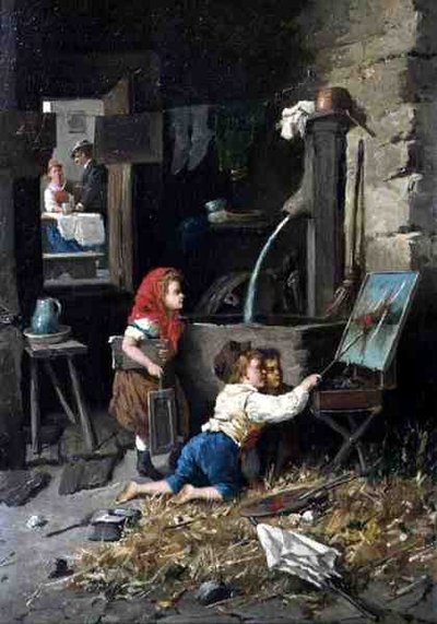Mischief in the Studio by Francesco Bergamini