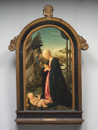 Madonna and Child with Tobias and the Angel Raphael by Francesco Botticini