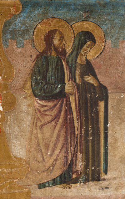 Saints Anna and Joachim by Francesco Botticini