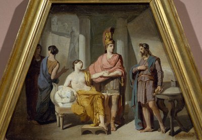 Alexander Ceding His Mistress Campaspe to Apelles by Francesco Coghetti