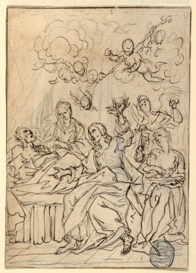 Death of St. Joseph, 1880 by Francesco Coghetti