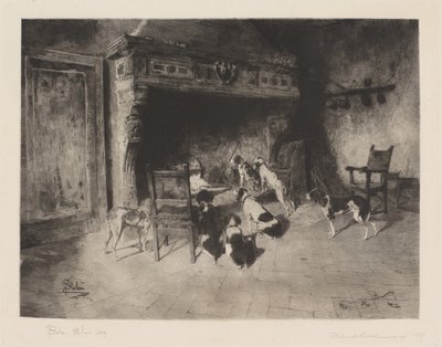 Hunting Dogs by Francesco Colombi Borde