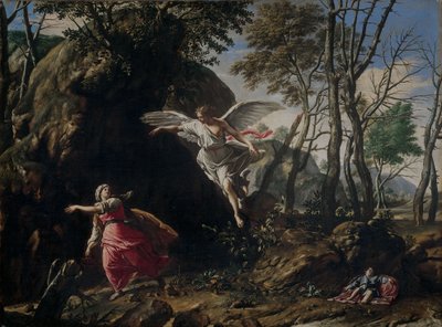 Hagar and Ishmael in the Wilderness by Francesco Cozza