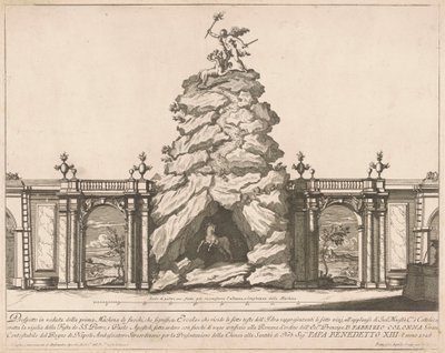 The Prima Macchina for the Chinea of 1726: Hercules and the Hydra by Francesco Faraone Aquila, after Alessandro Specchi