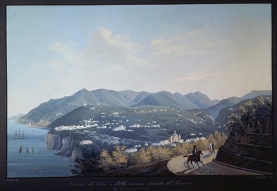 Vico Equense and the new road to Sorrento by Francesco Fergola