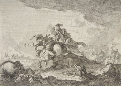 Cavalry Charge by Francesco Giuseppe Casanova