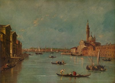 The Island of San Giorgio, Venice by Francesco Guardi
