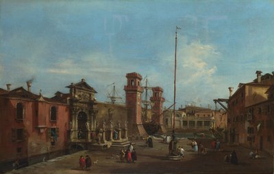 Venice. The Arsenal by Francesco Guardi