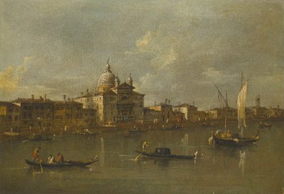 Venice, a View towards the Giudecca and the Church of Le Zitelle by Francesco Guardi