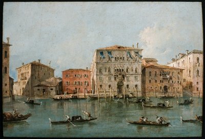 View of the Palazzo Loredan by Francesco Guardi