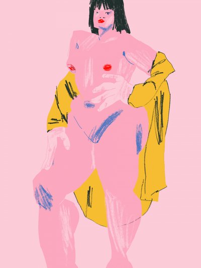 Modern Nude Figure by Francesco Gulina