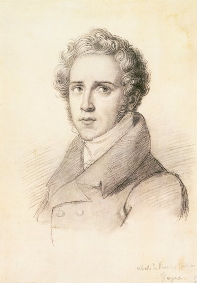 Portrait of the Italian Composer Vincenzo Bellini by Francesco Hayez