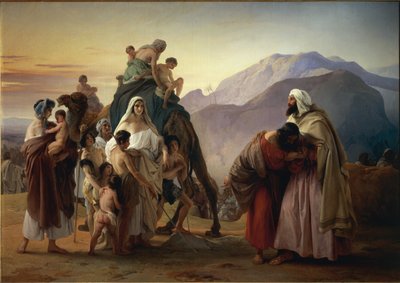 The Reconciliation of Jacob and Esau by Francesco Hayez