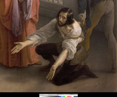 The Last Meeting Between Jacopo Foscari and His Family Before Being Exiled by Francesco Hayez